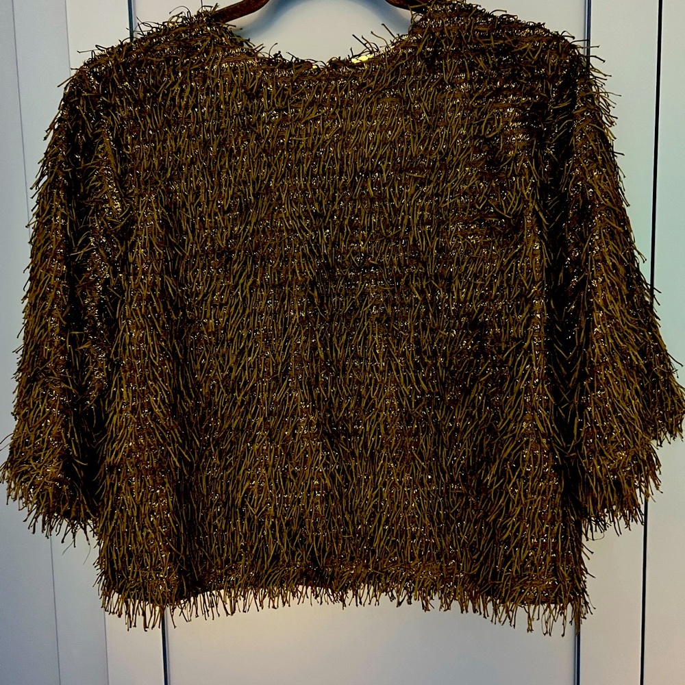 Parker & Rowe Black Textured Women's Top, size medium. Brand New with tags.